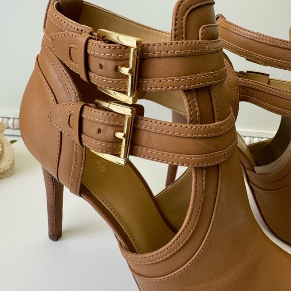 MICHAEL KORS Blaze Open-Toe Acorn Bootie ! BRAND NEW ! SOLD OUT ! - Picture 8 of 16